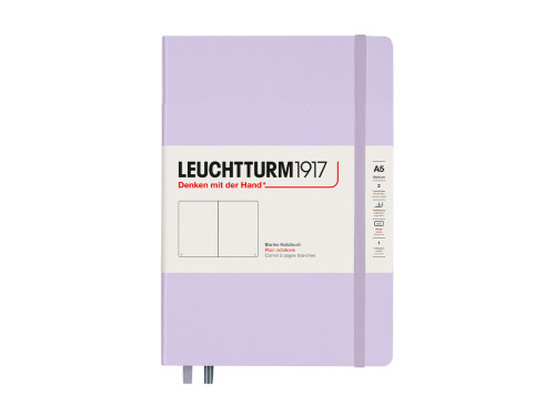 Notatnik Smooth Colours A5 - Leuchtturm1917 -  gładki, twarda okładka, Lilac, 80 g/m2