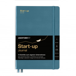 Notebook Start-Up Journal A5 - Leuchtturm1917 - hard covered, Stone Blue, 100 g/m2