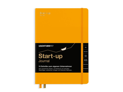 Notatnik Start-Up Journal A5 - Leuchtturm1917 - twarda okładka, Rising Sun, 100 g/m2