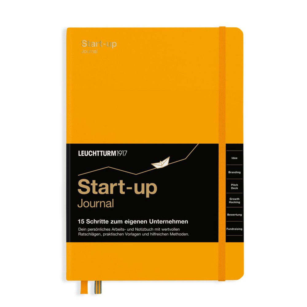 Notebook Start-Up Journal A5 - Leuchtturm1917 - hard covered, Rising Sun, 100 g/m2
