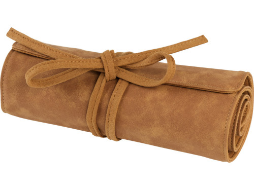 Roll, leather pencil case - Faber-Castell - brown