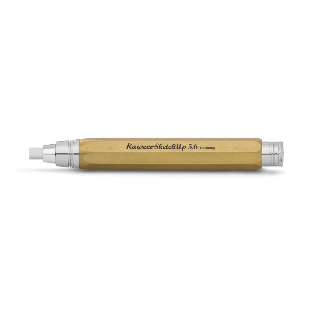 Gumka w długopisie Sketch Up - Kaweco - Brass, 5,6 mm