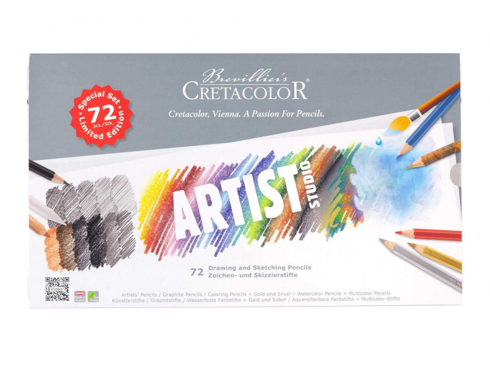 Artist Studio drawing & sketching pencils - Cretacolor - 72 pcs.