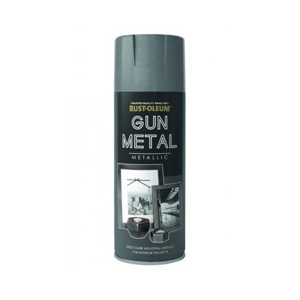 Metallic Spray Paint - Rust-Oleum - Gun Metal, 400 ml