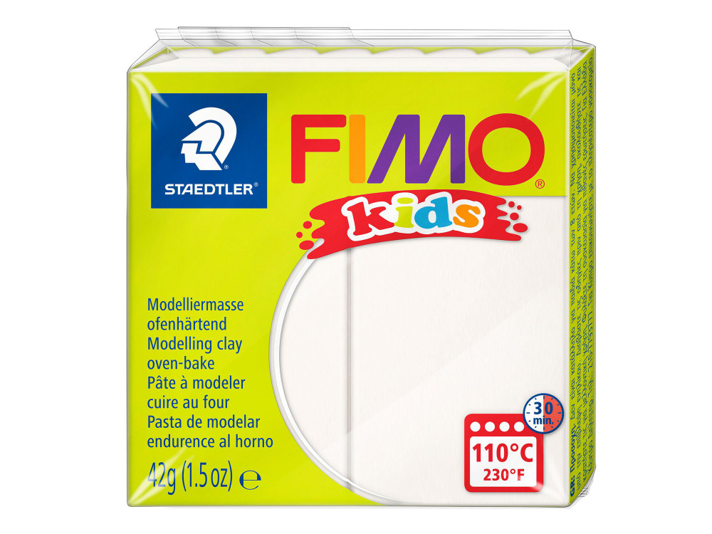 Masa termoutwardzalna Fimo Kids - Staedtler - biała, 42 g
