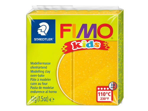 Fimo Kids modelling clay - Staedtler - glitter gold, 42 g