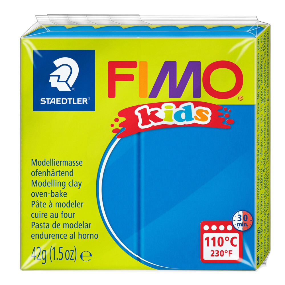 Masa termoutwardzalna Fimo Kids - Staedtler - niebieska, 42 g