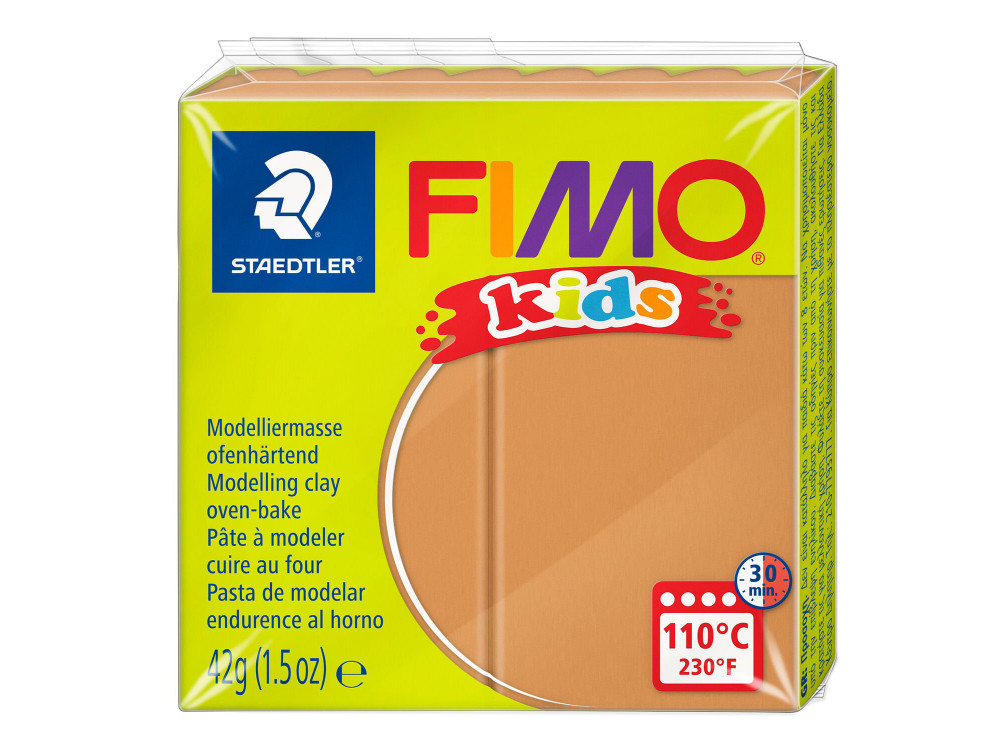 Masa termoutwardzalna Fimo Kids - Staedtler - jasnobrązowa, 42 g