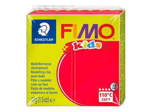 Fimo Kids modelling clay - Staedtler - red, 42 g