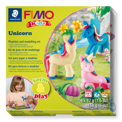 Form & Play Fimo Kids modelling clay set - Staedtler - Unicorn, 4 x 42 g