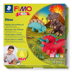 Form & Play Fimo Kids modelling clay set - Staedtler - Dino, 4 x 42 g