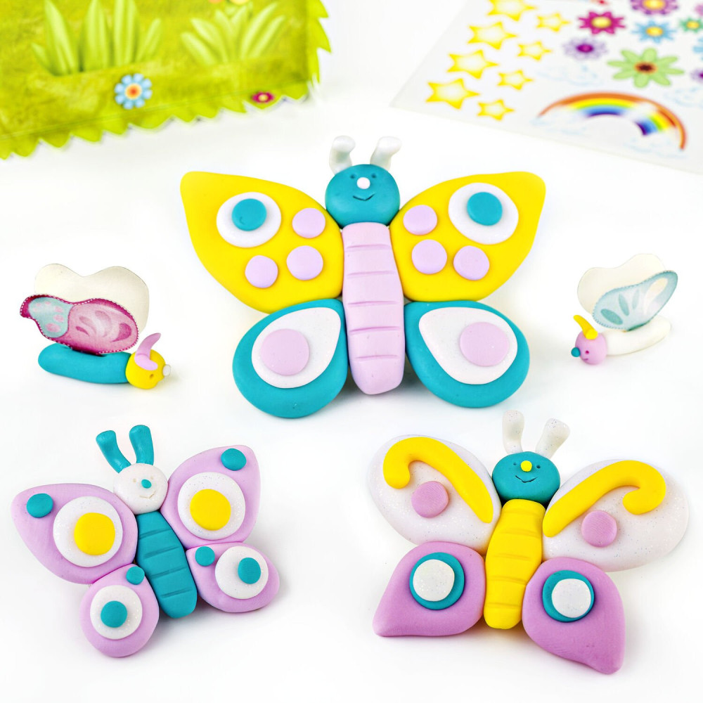 Form & Play Fimo Kids modelling clay set - Staedtler - Butterfly, 4 x 42 g