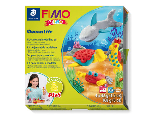 Zestaw Fimo Kids Form & Play - Staedtler - Ocean, 4 kolory x 42 g