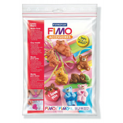 Clay mould Fimo - Staedtler - Little bears, 8 pcs