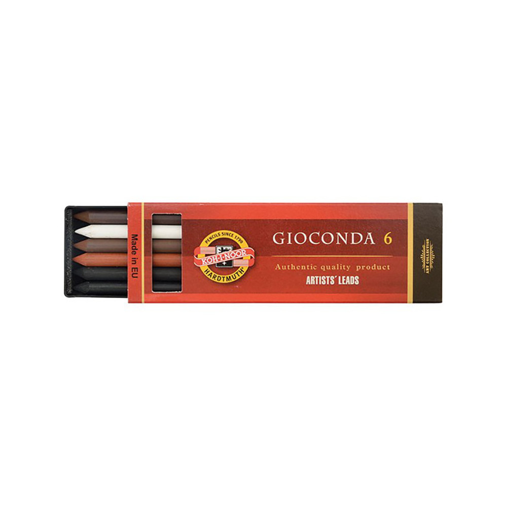 Auto-feed mechanical pencil lead refills Gioconda - Koh-I-Noor - 5,6 mm, 6 pcs
