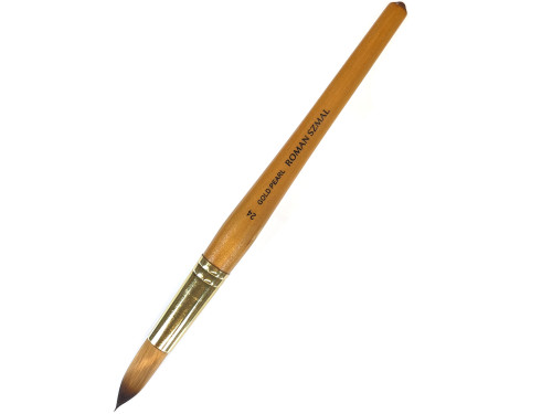 Round, synthetic, Gold Pearl series brush - Roman Szmal - no. 24