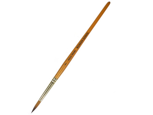 Round, synthetic, Gold Pearl series brush - Roman Szmal - no. 7