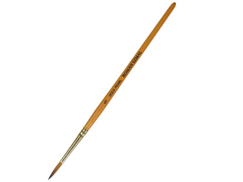 Round, synthetic, Gold Pearl series brush - Roman Szmal - no. 5