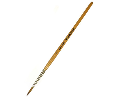Round, synthetic, Gold Pearl series brush - Roman Szmal - no. 4