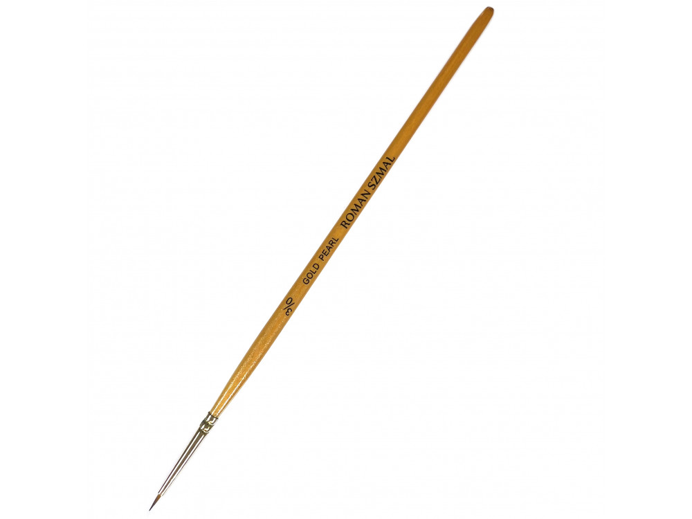 Round, synthetic, Gold Pearl series brush - Roman Szmal - no. 3/0