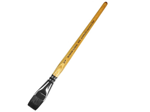 Flat, synthetic bristles, 804 series brush - Roman Szmal - no. 3/4