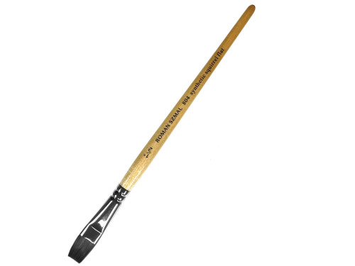 Flat, synthetic bristles, 804 series brush - Roman Szmal - no. 1/2