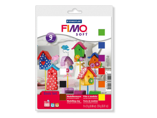 Fimo Soft modelling clay set for beginners - Staedtler - 9 x 25 g