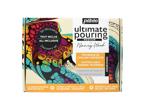Set of Ultimate pouring medium - Pébéo - 8 pcs