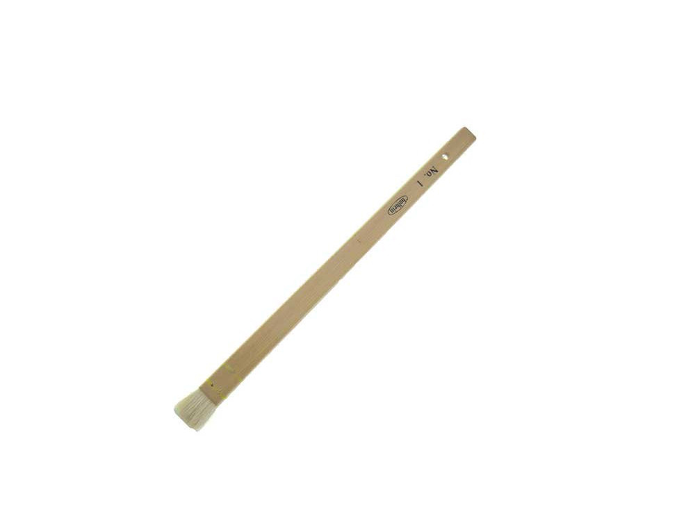 Flat, natural bristles, Hirahake brush - Holbein - no. 1