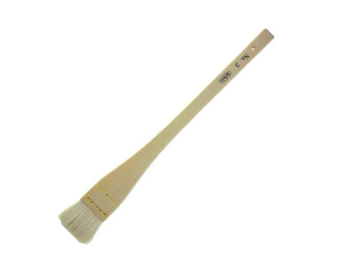 Flat, natural bristles, Hirahake brush - Holbein - no. 3