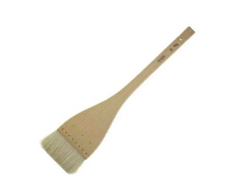 Flat, natural bristles, Hirahake brush - Holbein - no. 6