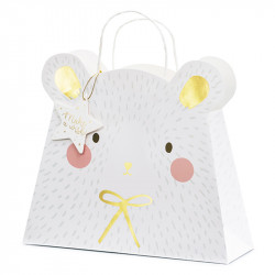 Gift paper bag, Polar bear - 31,5 x 27 x 10 cm