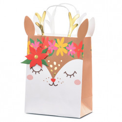 Gift paper bag, Deer - 20,5 x 30 x 10,5 cm