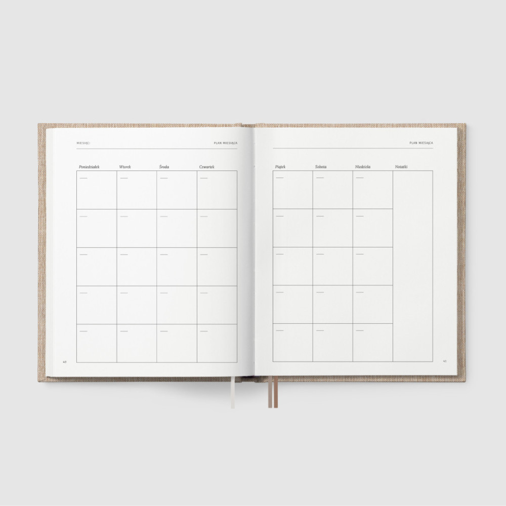 Jaśnie Plan - Dark Blue Planner