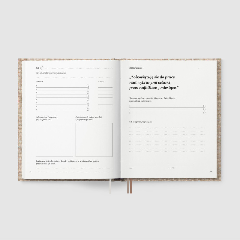 Jaśnie Plan - Dark Blue Planner