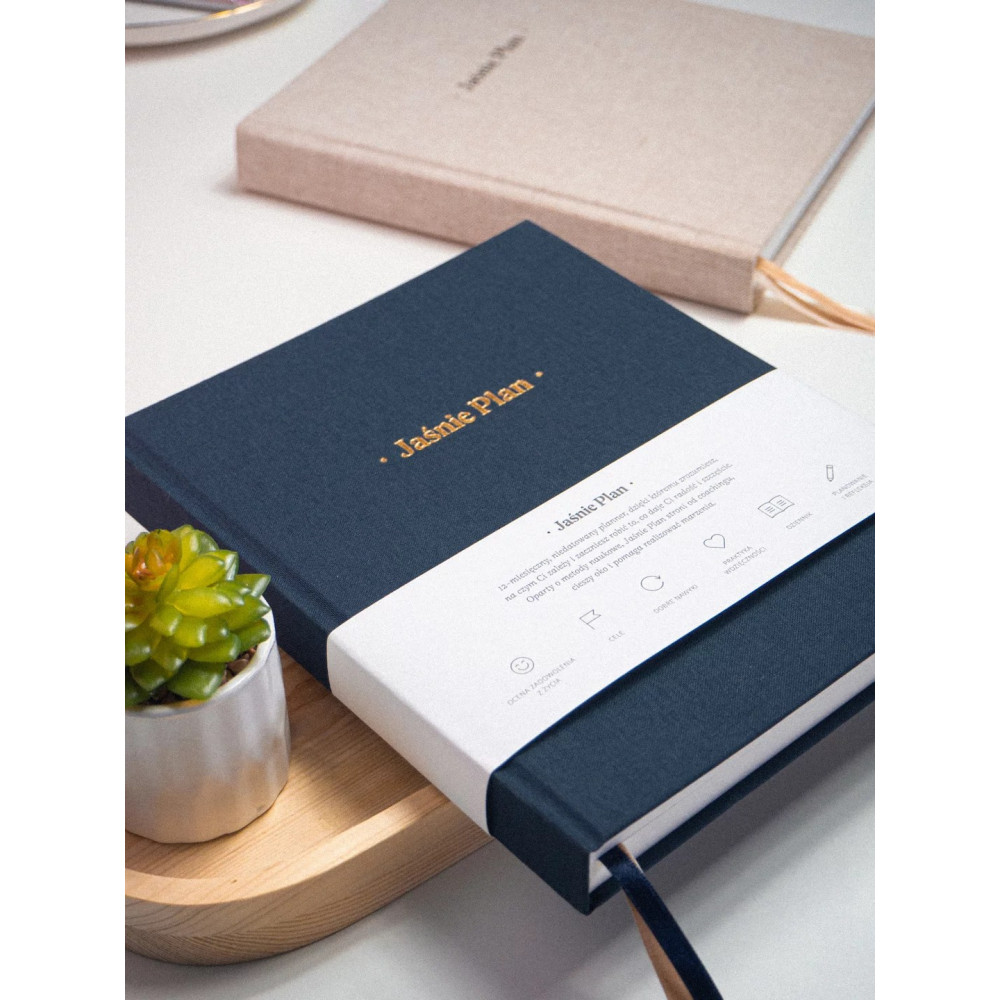 Jaśnie Plan - Dark Blue Planner