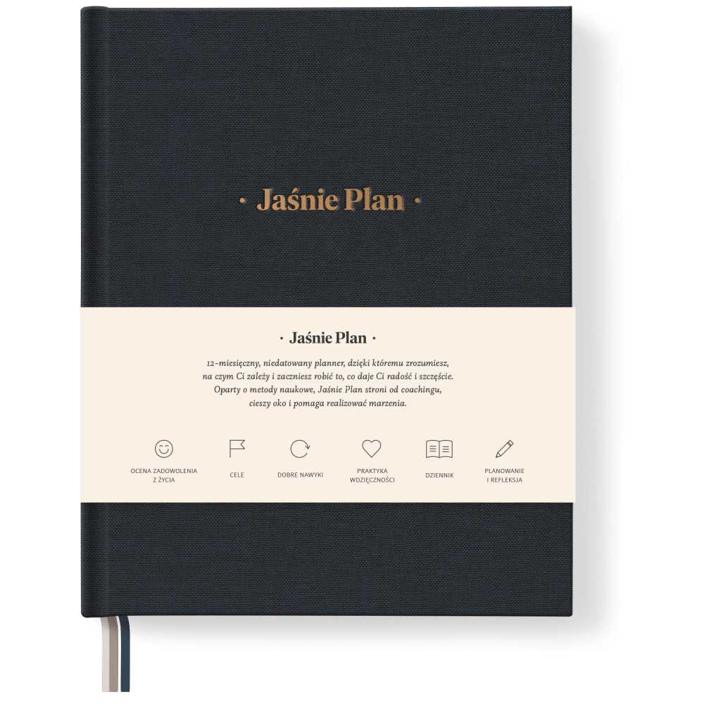 Jaśnie Plan - Dark Blue Planner