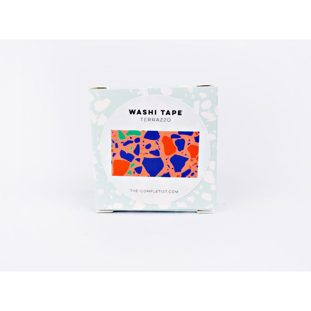 Washi paper tape Peach Terazzo - The Completist. - 1 pc.