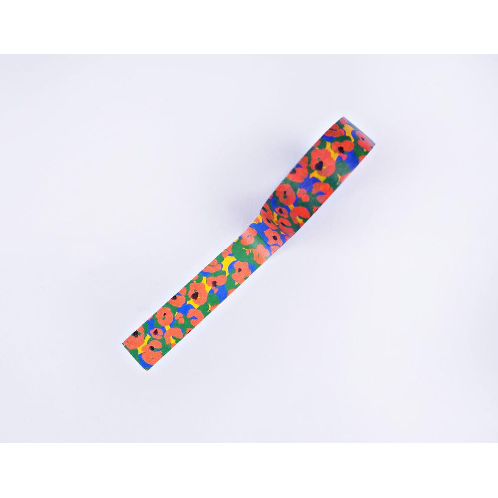 Washi paper tape Flower - The Completist. - 1 pc.