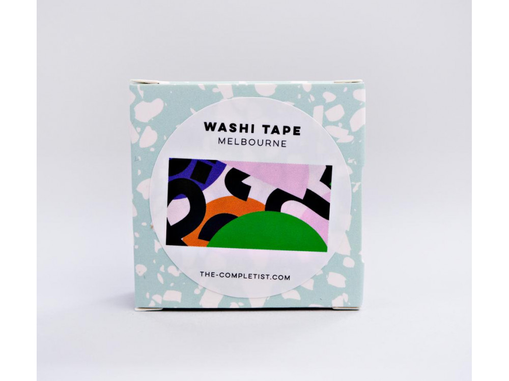 Washi paper tape Melbourn - The Completist. - 1 pc.