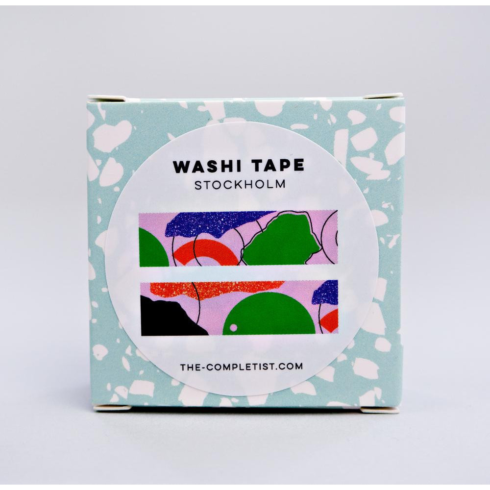 Washi paper tape Stockholm - The Completist. - 1 pc.