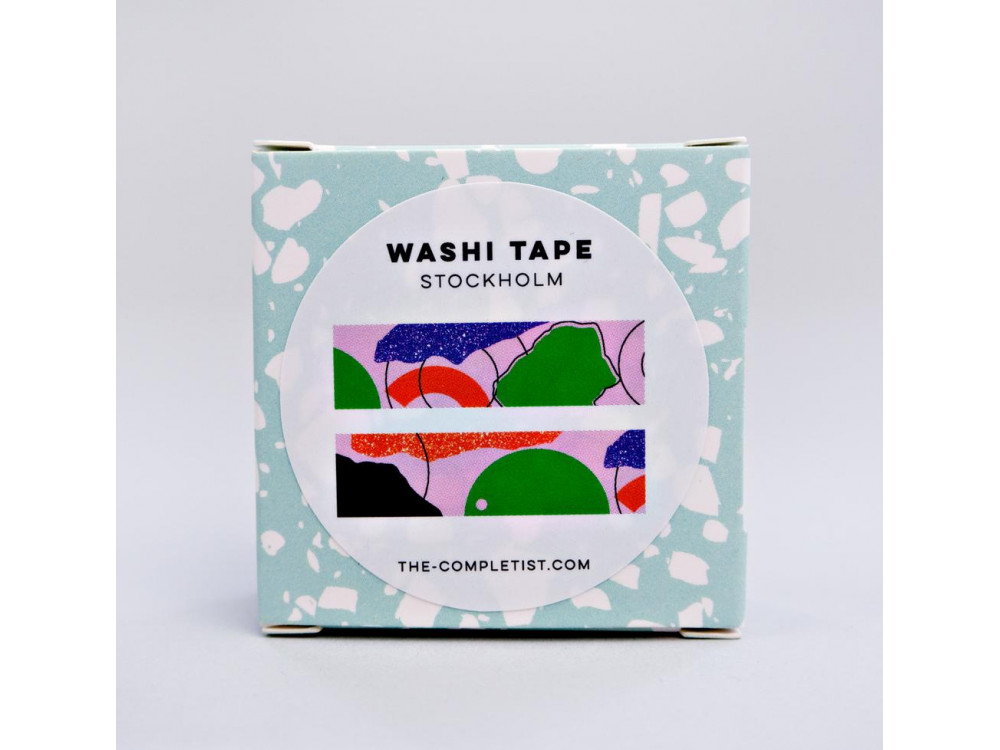 Washi paper tape Stockholm - The Completist. - 1 pc.