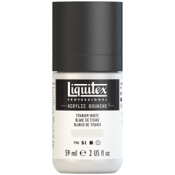 Gwasz akrylowy - Liquitex - Titanium White, 59 ml