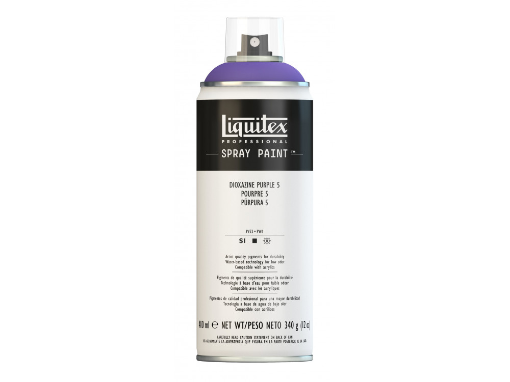 Farba akrylowa w spray'u - Liquitex - Dioxazine Purple 5, 400 ml