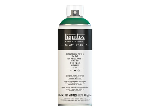 Acrylic spray paint - Liquitex - Phthalo Green 5, 400 ml