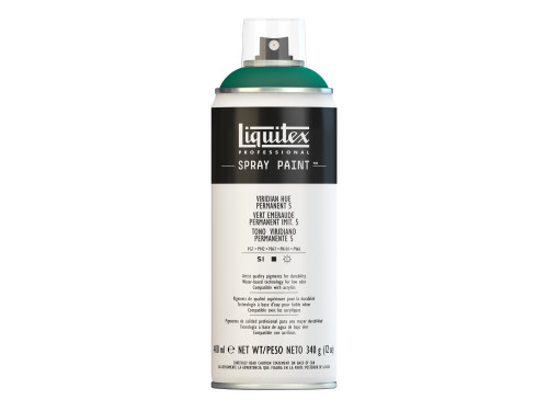 Farba akrylowa w spray'u - Liquitex - Viridian Hue Permanent 5, 400 ml