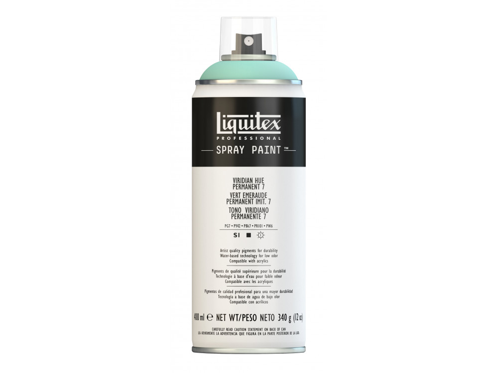 Acrylic spray paint - Liquitex - Viridian Hue Permanent 7, 400 ml