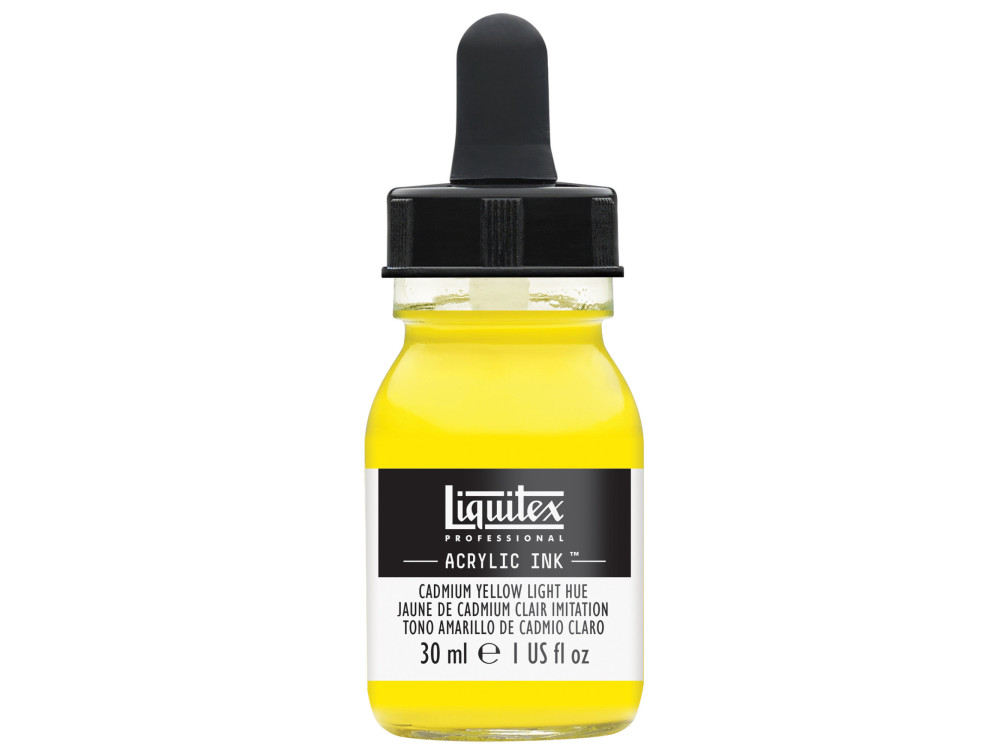 Professional Acrylic ink - Liquitex - Cadmium Yellow Light Hue, 30 ml