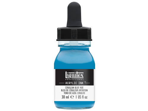 Tusz akrylowy - Liquitex - Cerulean Blue Hue, 30 ml