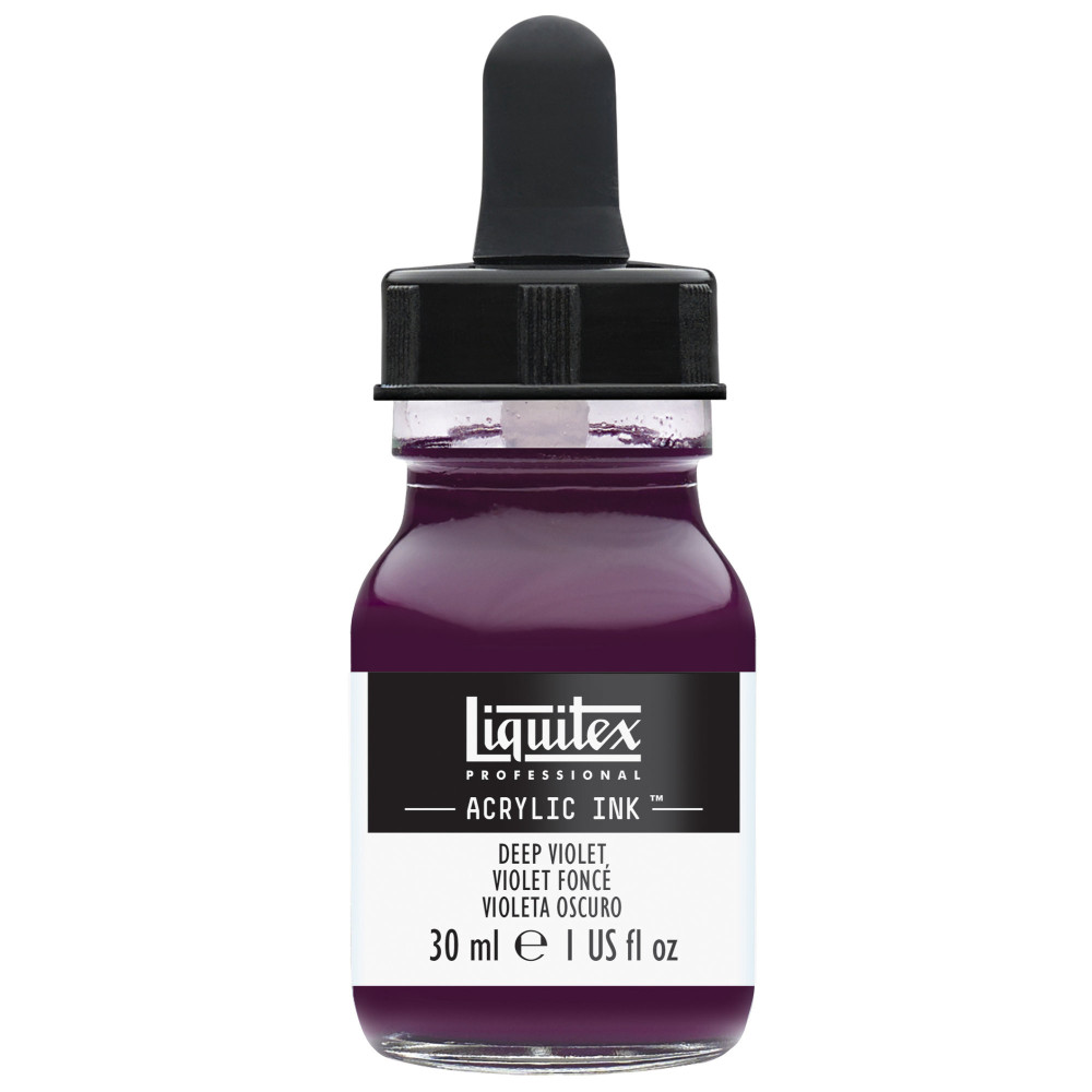 Professional Acrylic ink - Liquitex - Deep Violet, 30 ml